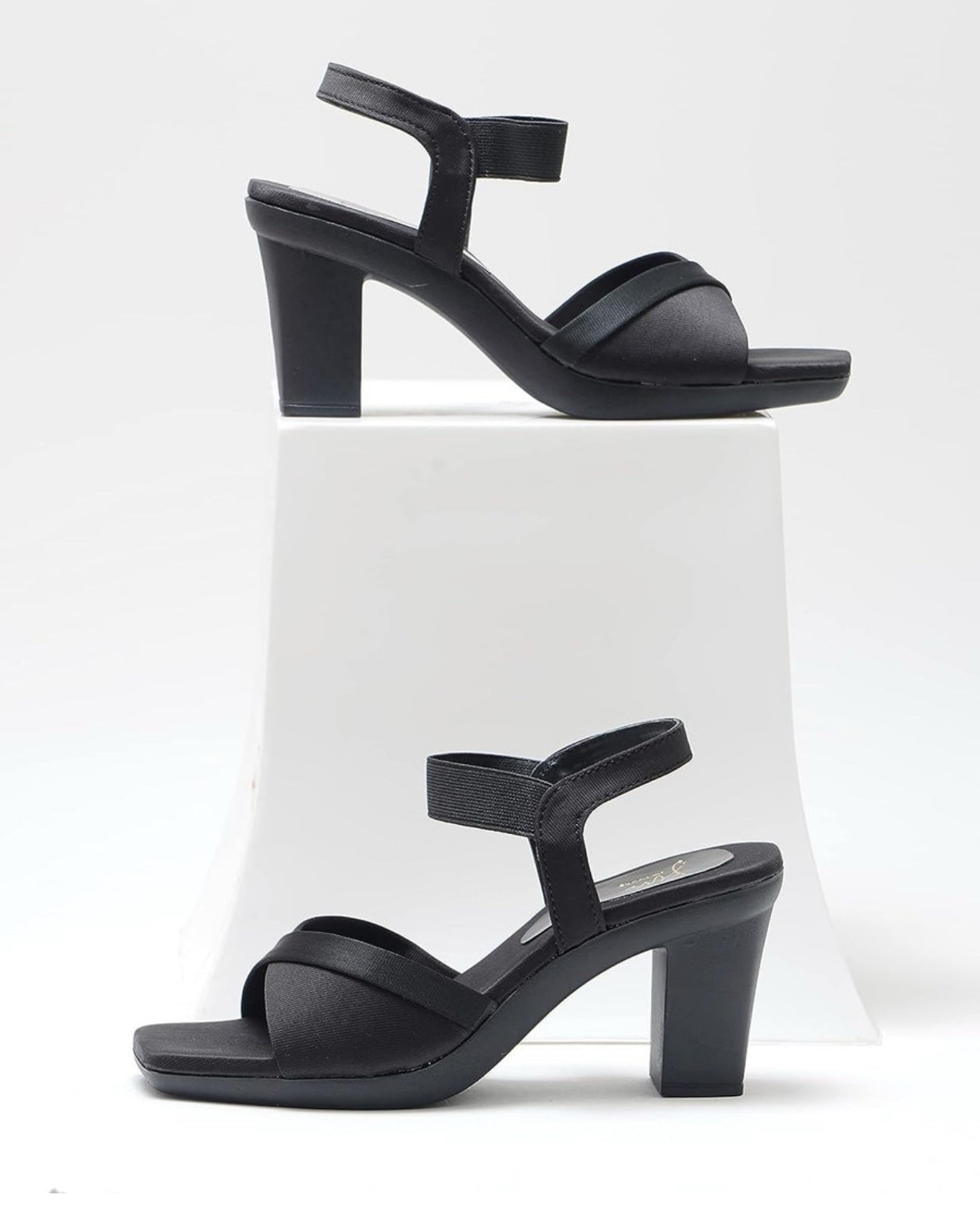 Casual Ankle Loop Block Sandal