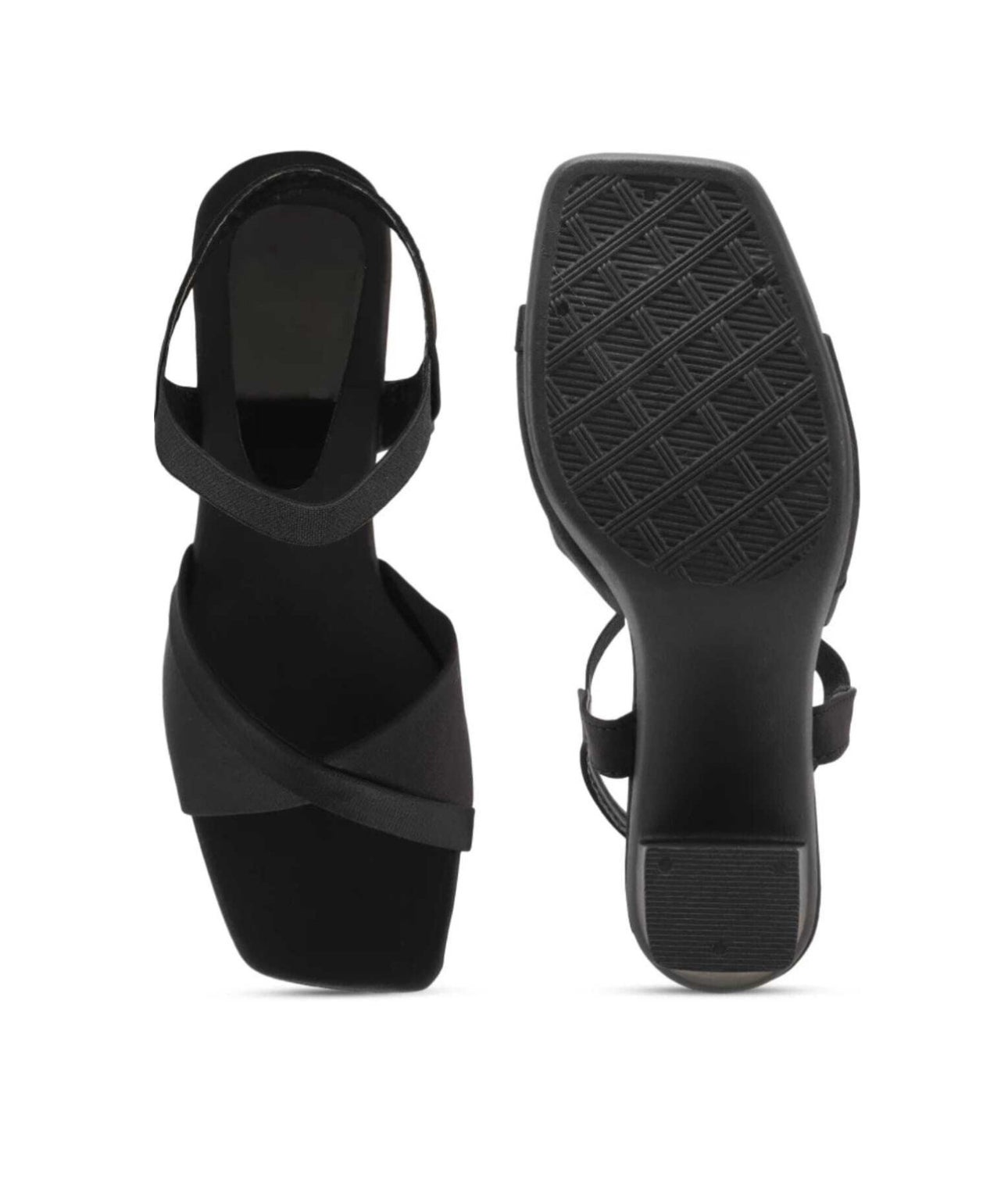 Casual Ankle Loop Block Sandal