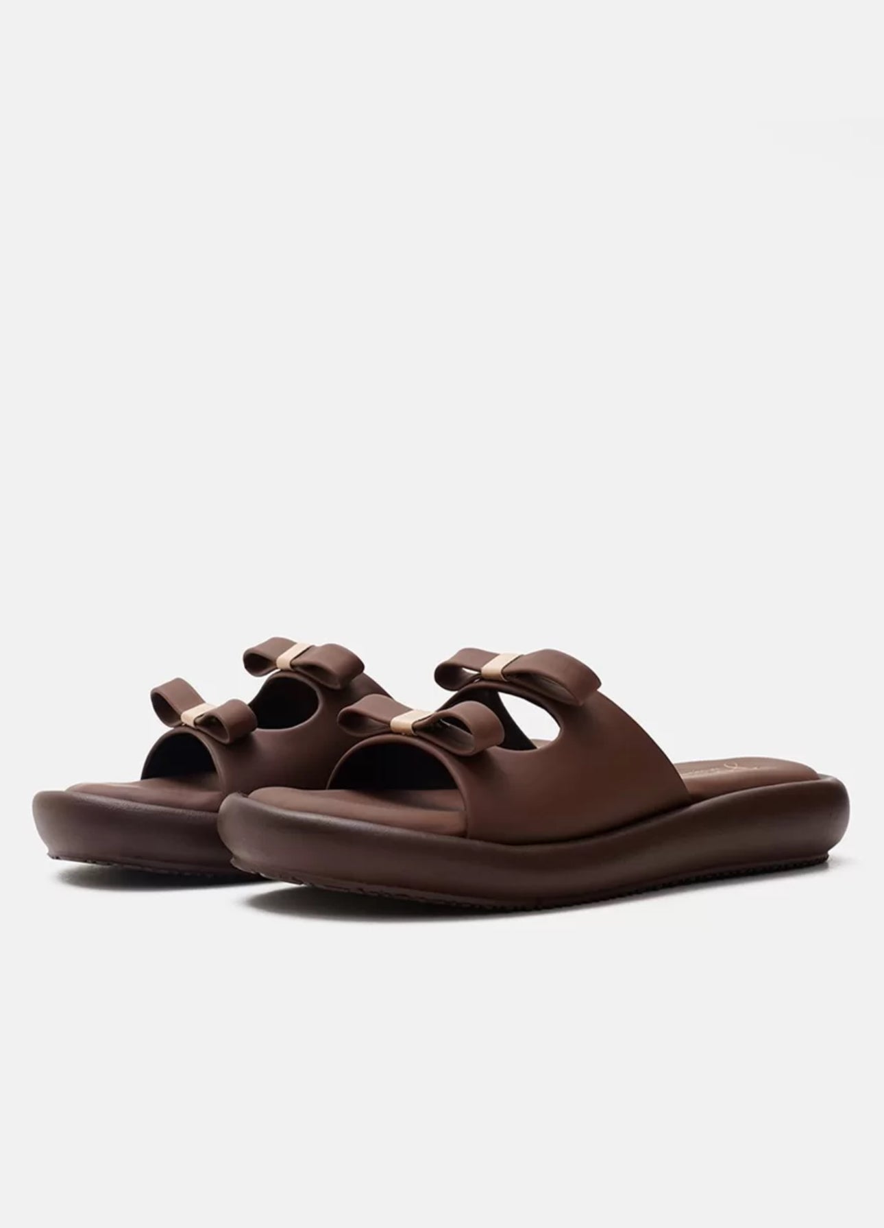 Bow Bliss Double-Strap Slides