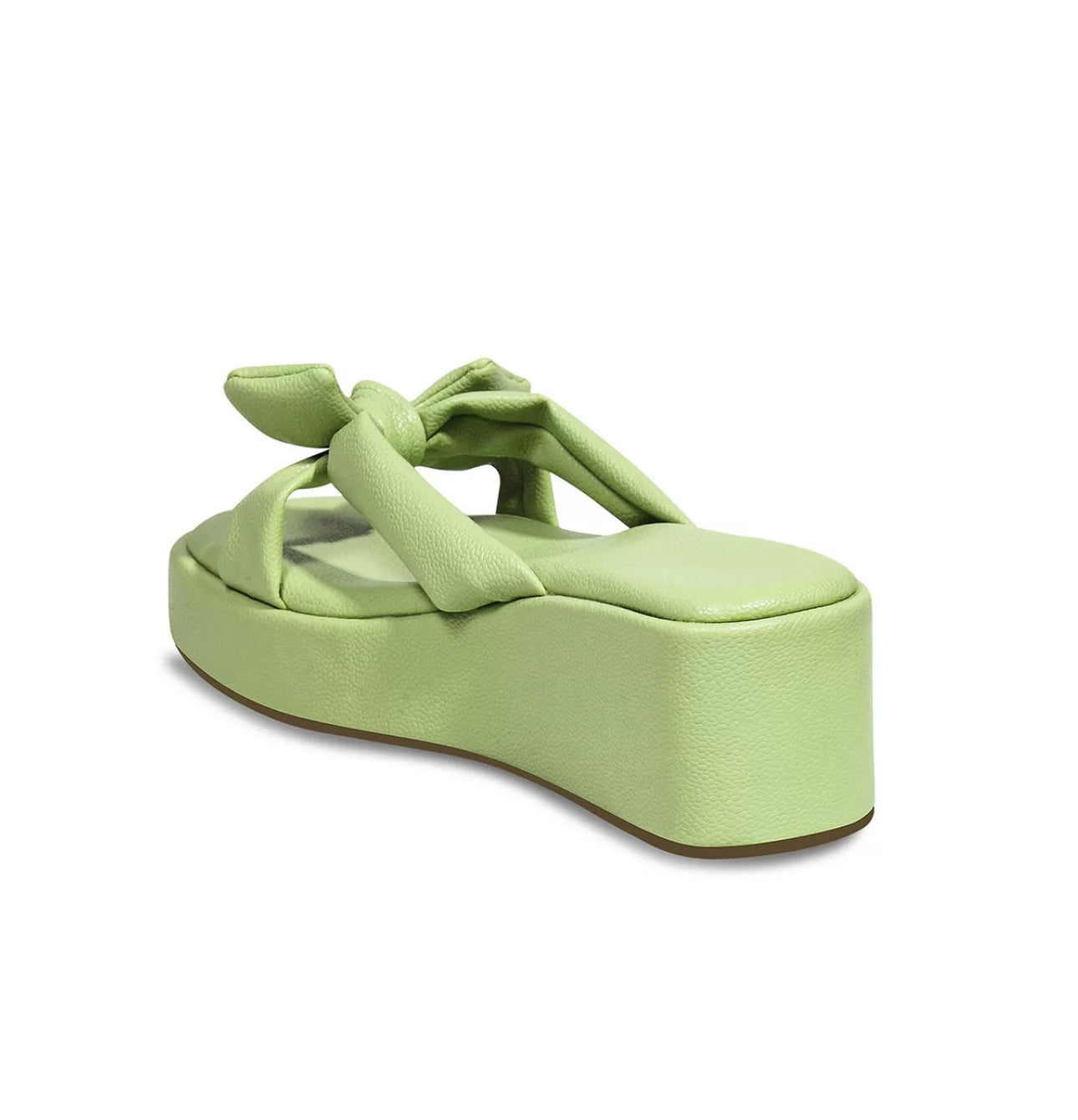Chunky Bow Platform Heels