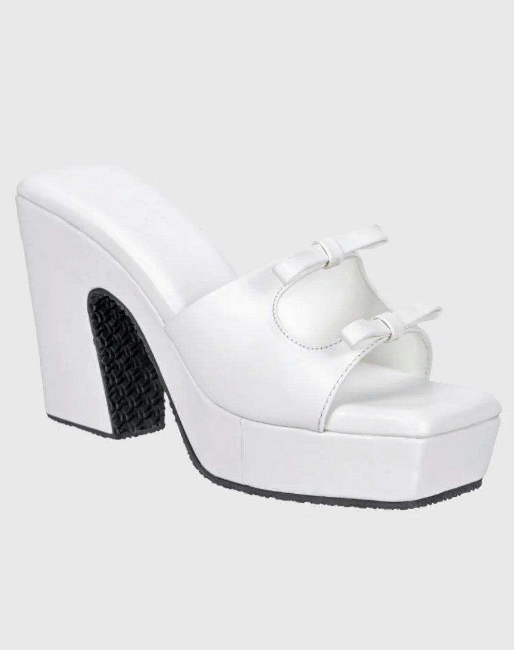 Bow daise Chunky Wedge Heels