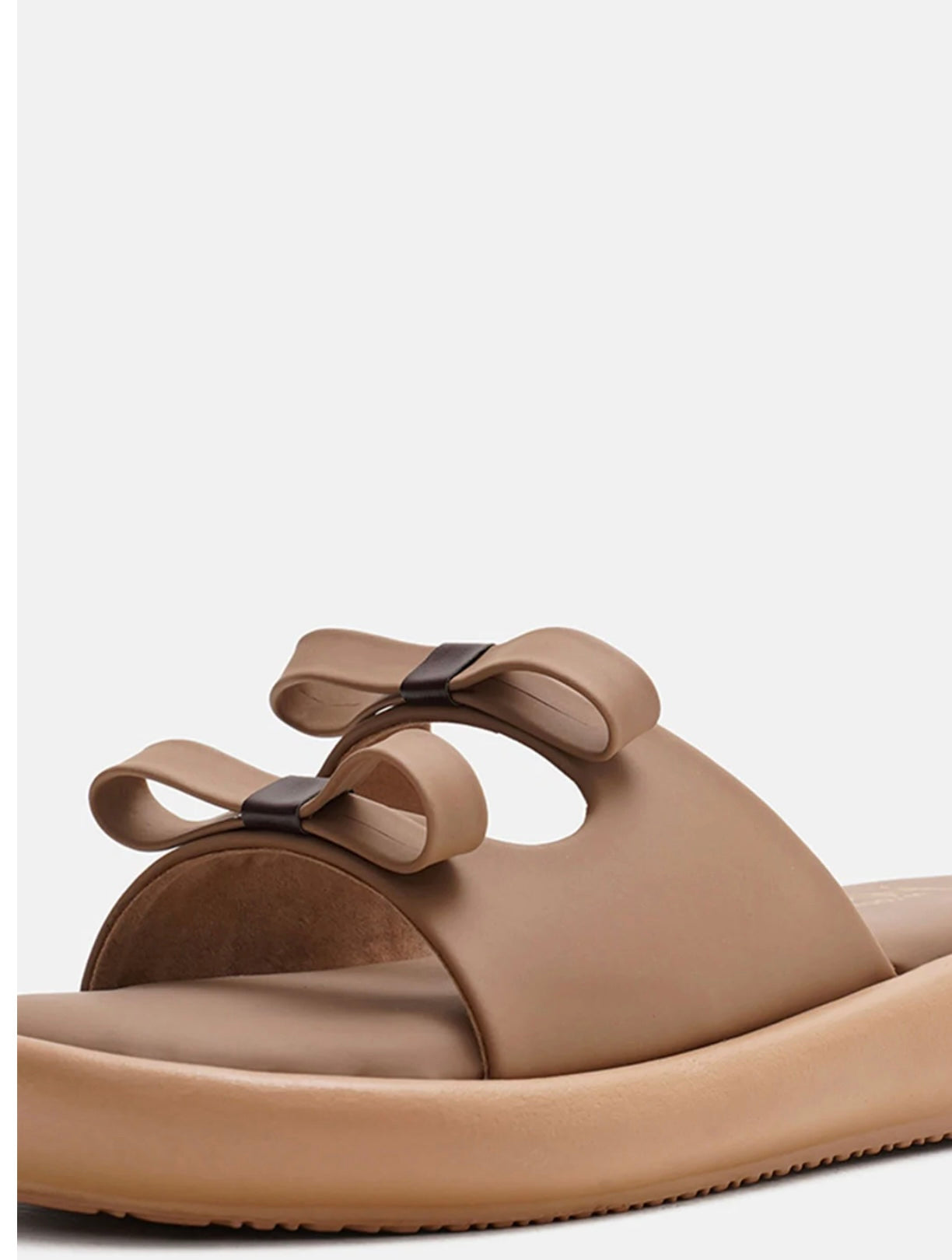 Bow Bliss Double-Strap Slides