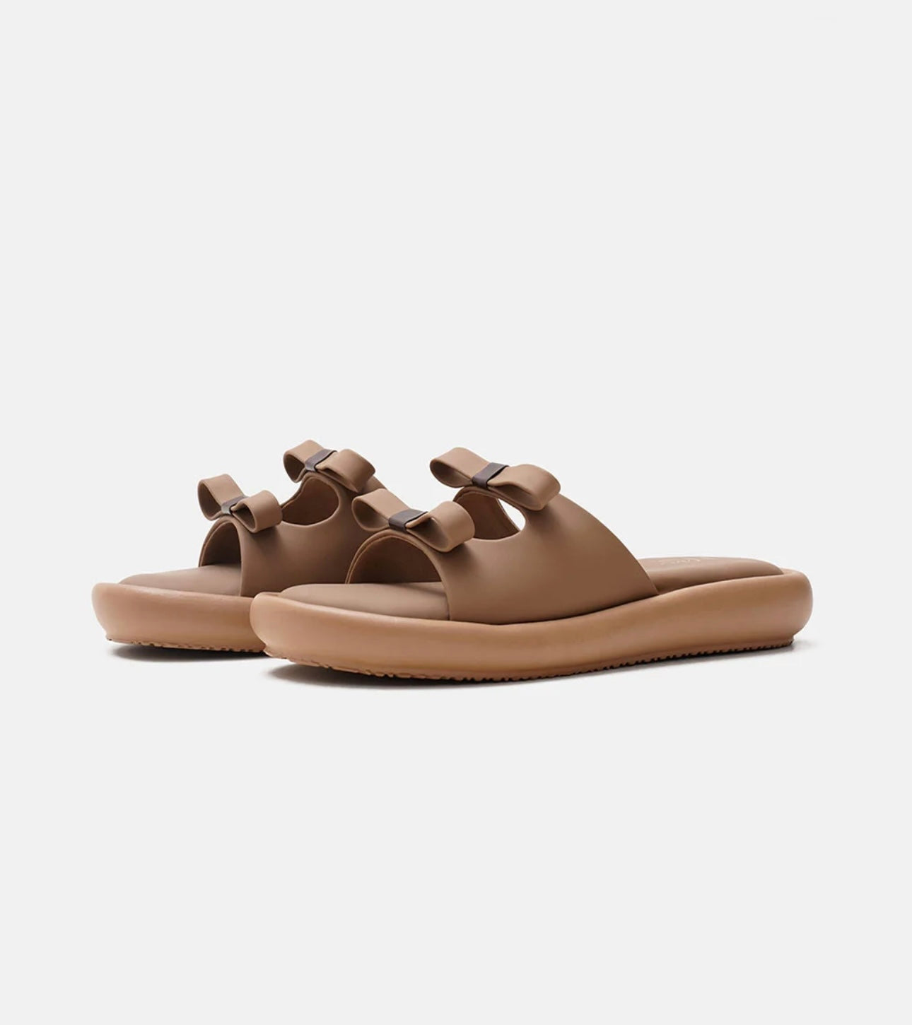 Bow Bliss Double-Strap Slides