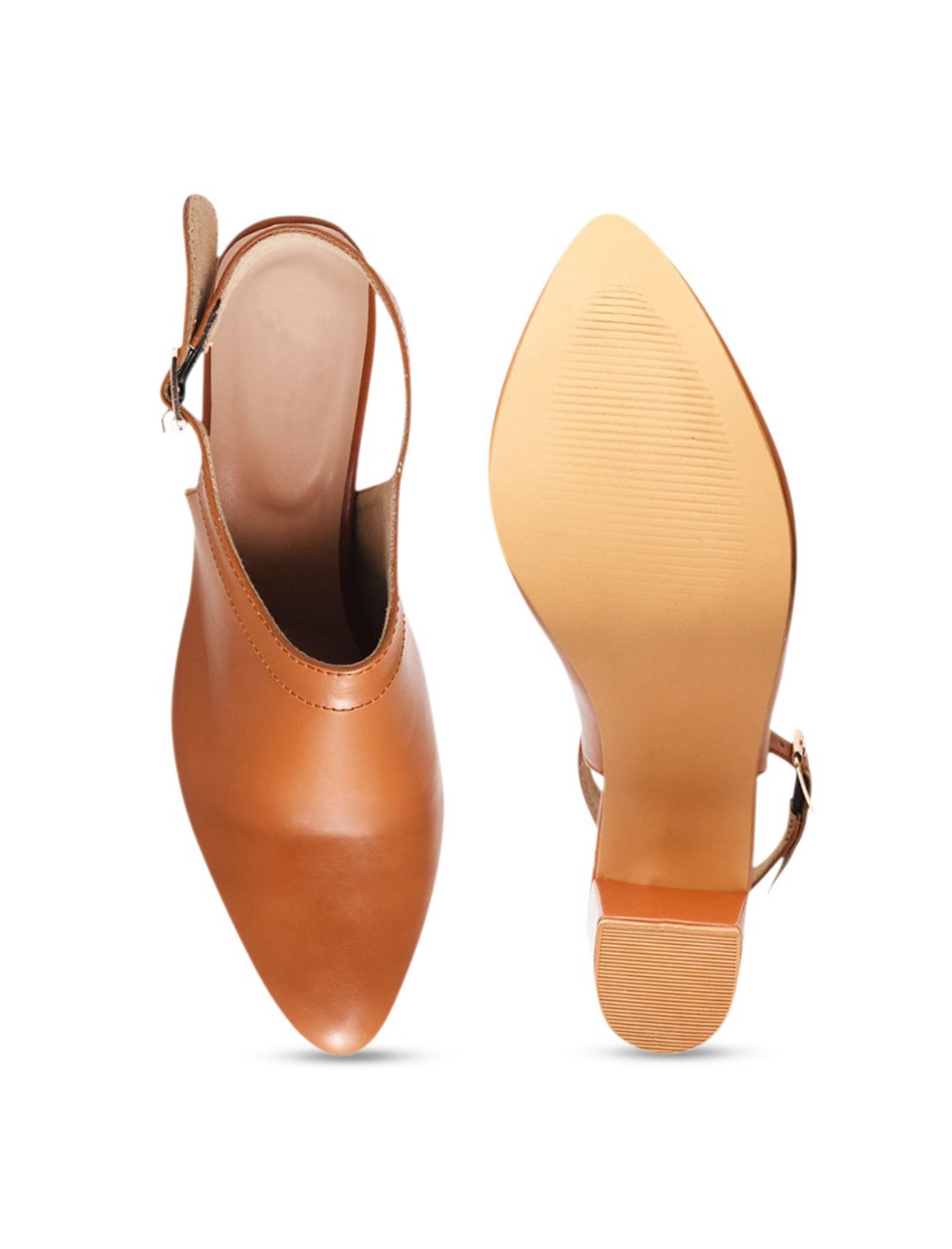 Chunky Heeled sandals with anke strap