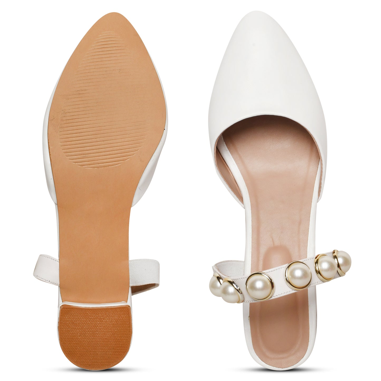 Gema Pearl Mule Heels