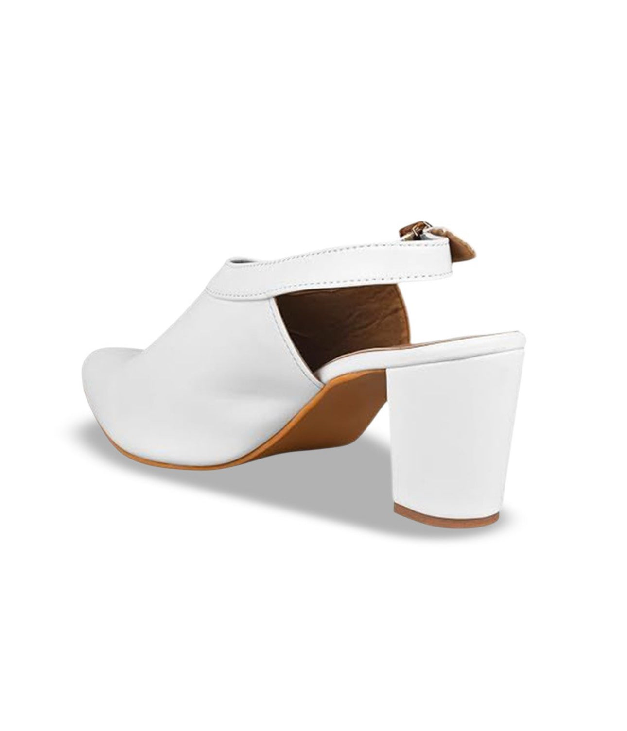 Chunky Heeled sandals with anke strap