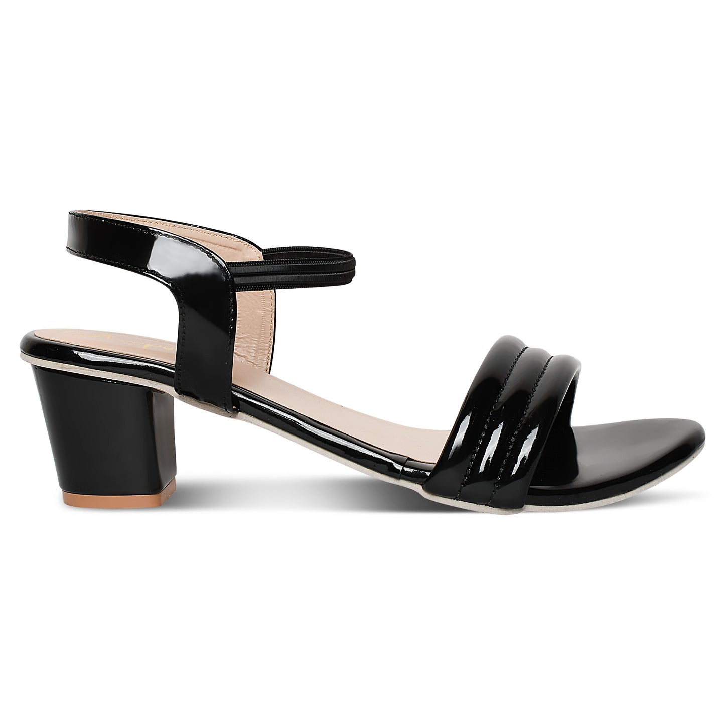 Ankle Strap Block Sandal