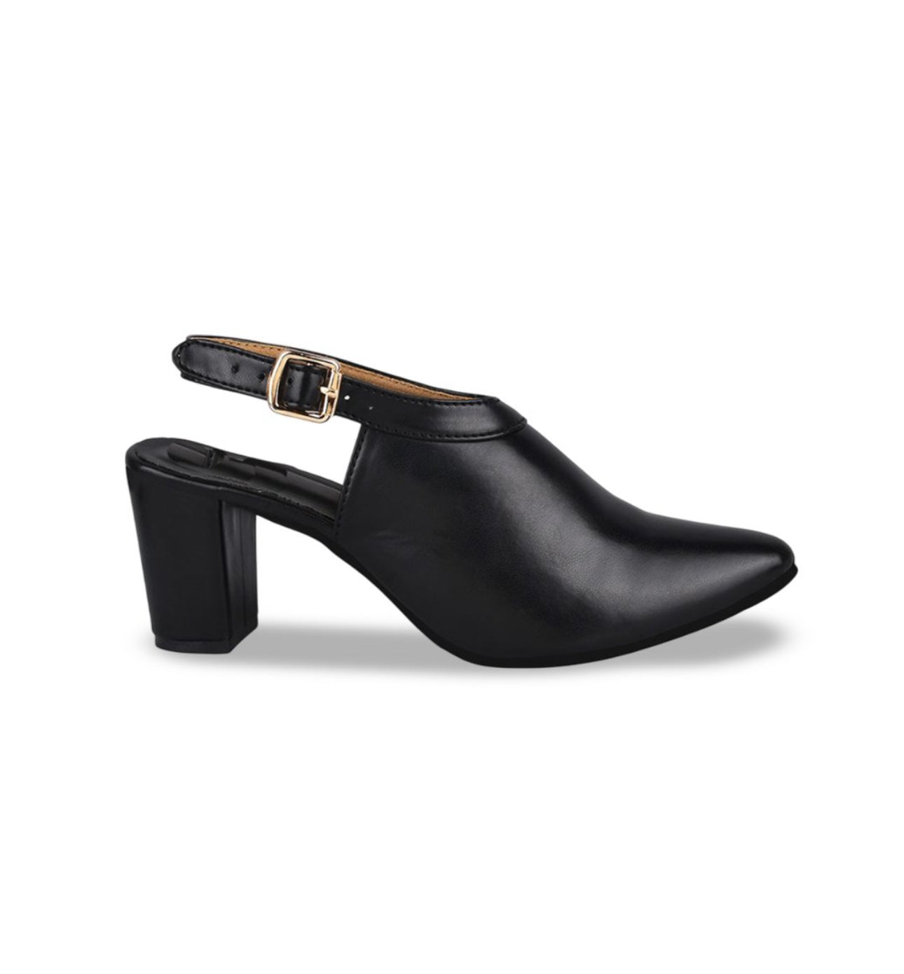 Chunky Heeled sandals with anke strap