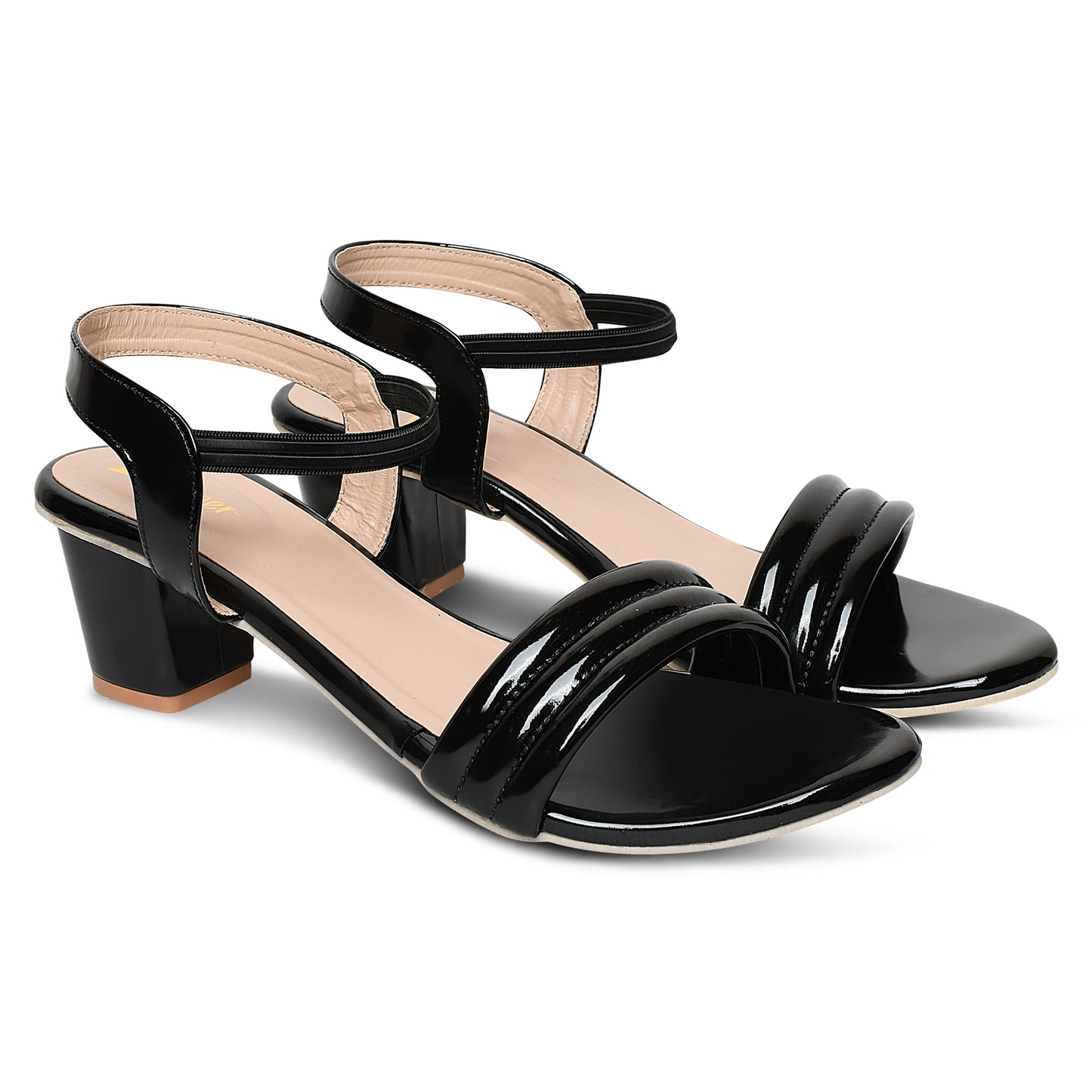 Ankle Strap Block Sandal