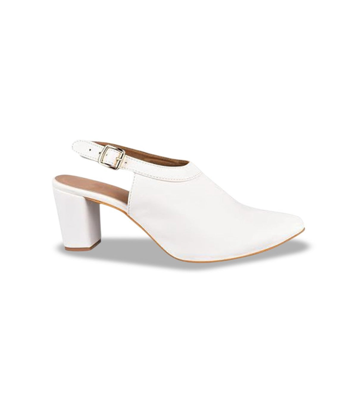Chunky Heeled sandals with anke strap