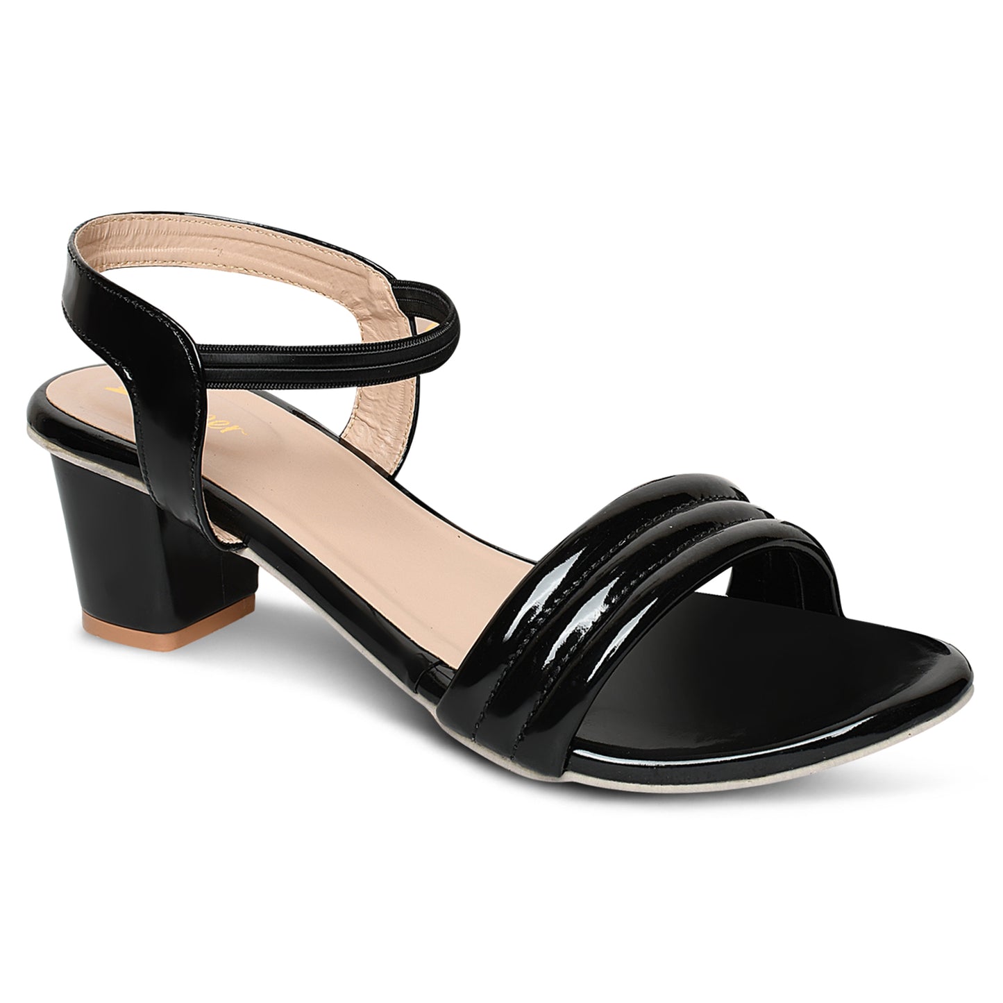 Ankle Strap Block Sandal