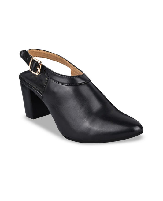 Chunky Heeled sandals with anke strap