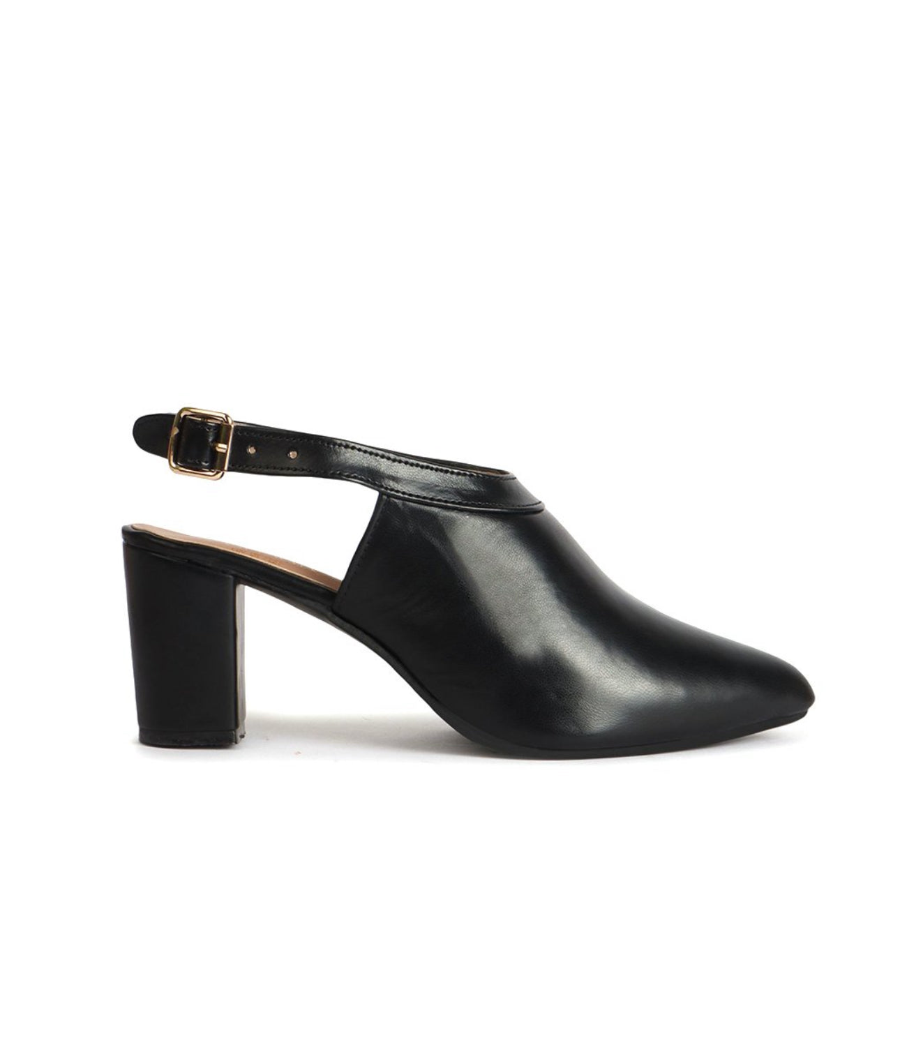 Chunky Heeled sandals with anke strap