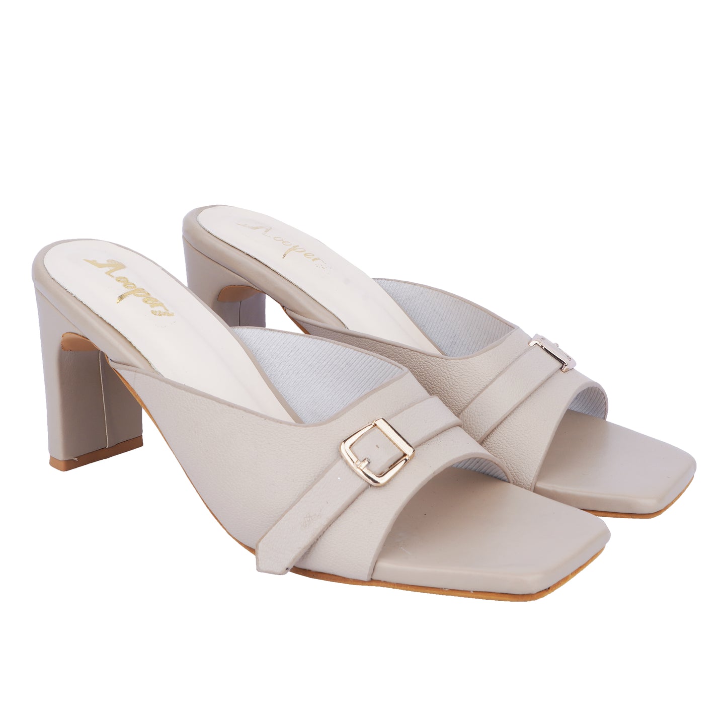 Dual Buckle Block heels