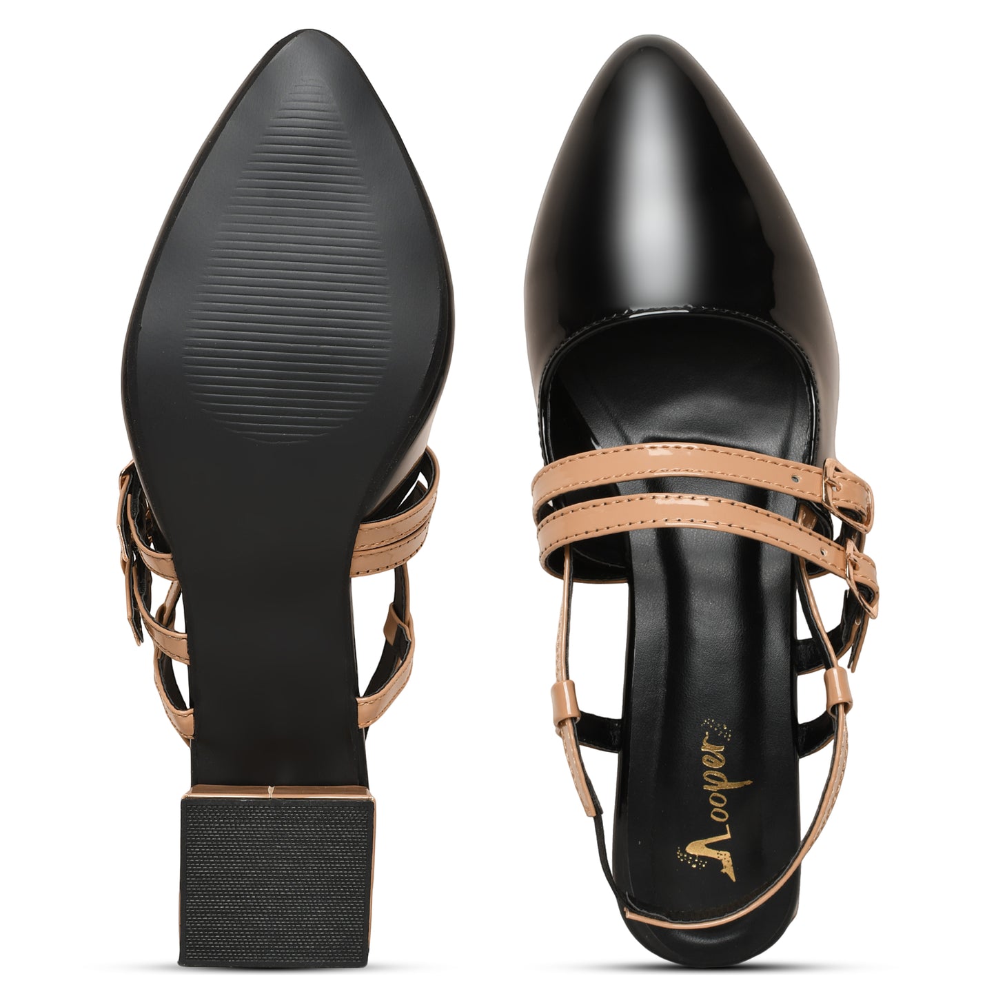 Kelly Dual Buckle Heels