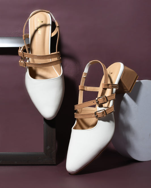 Kelly Dual Buckle Heels