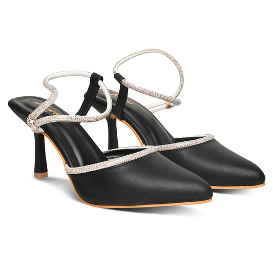 Slingback Embellished Heels