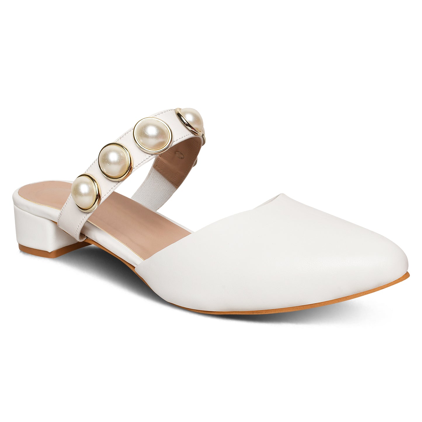 Gema Pearl Mule Heels