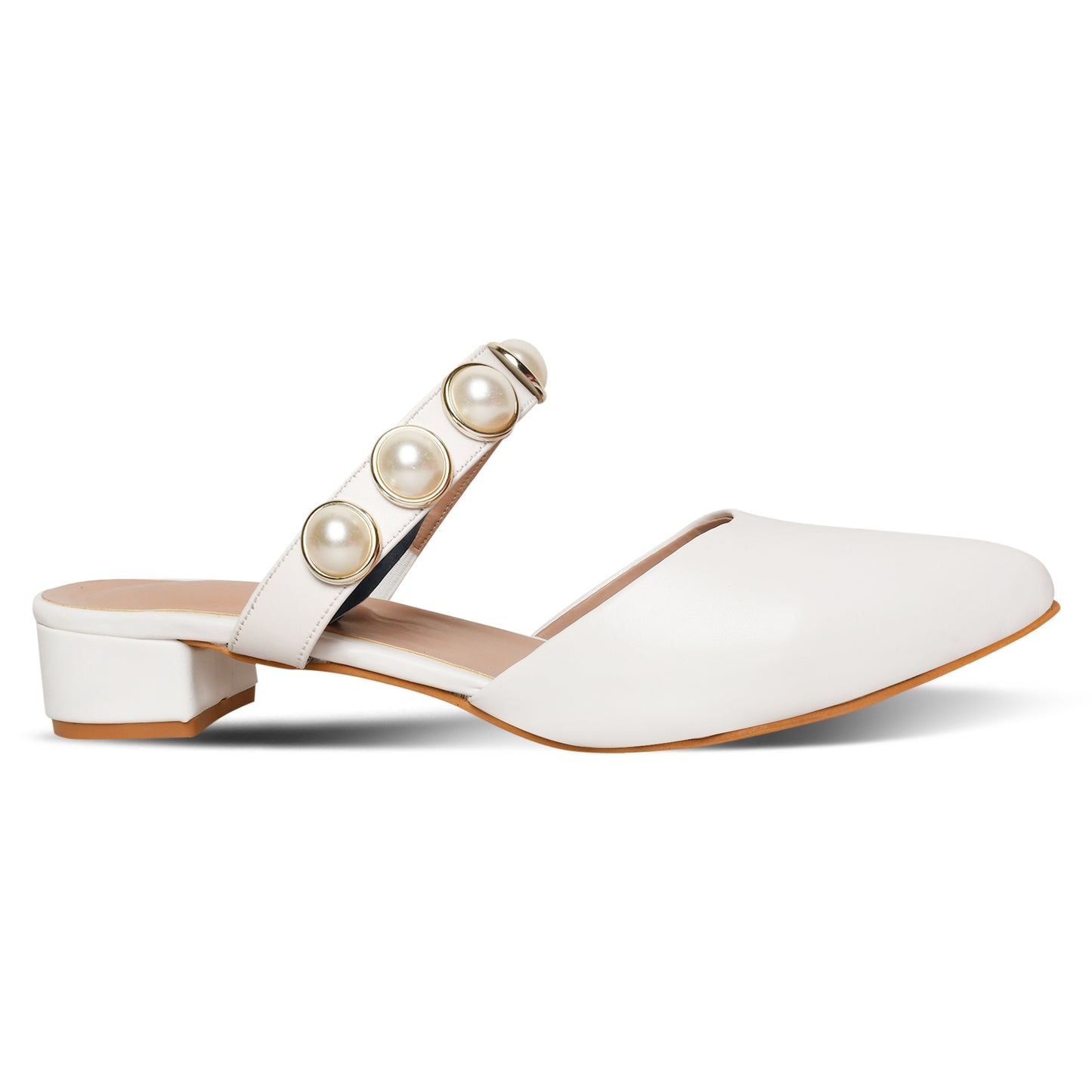 Gema Pearl Mule Heels