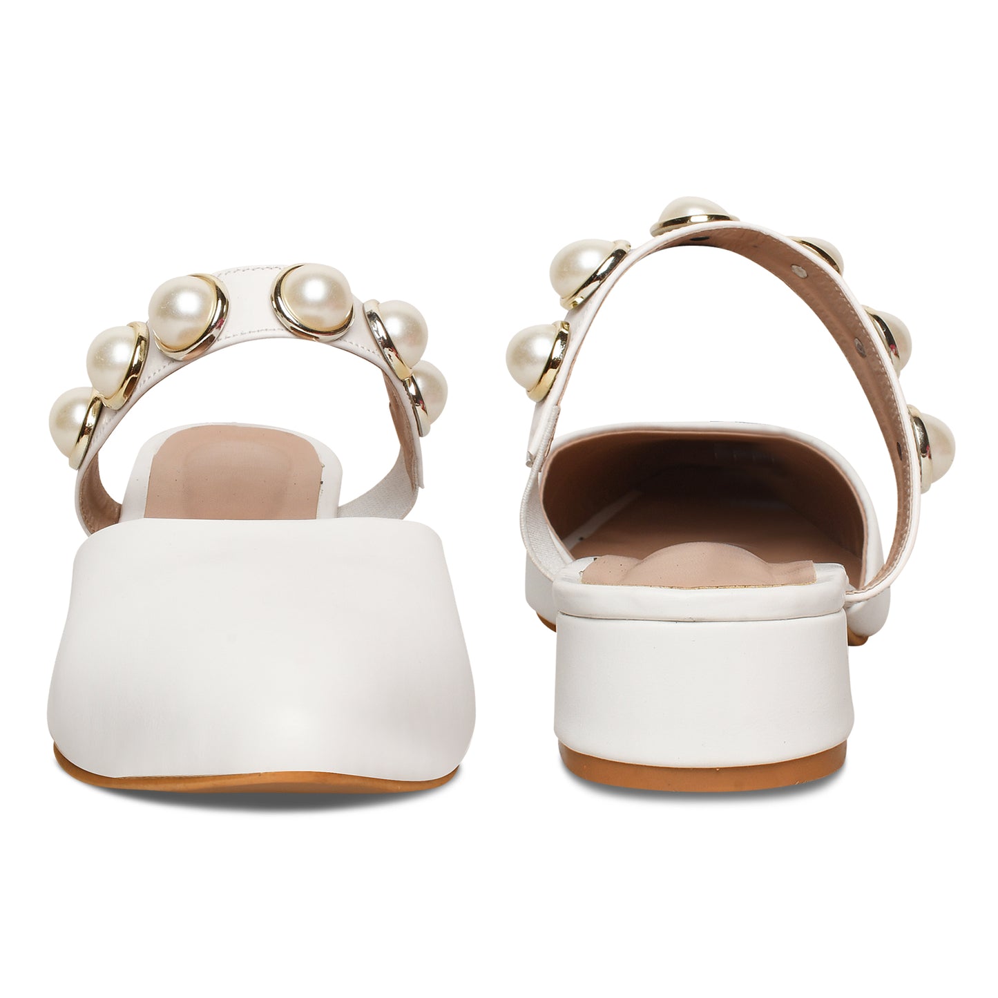 Gema Pearl Mule Heels