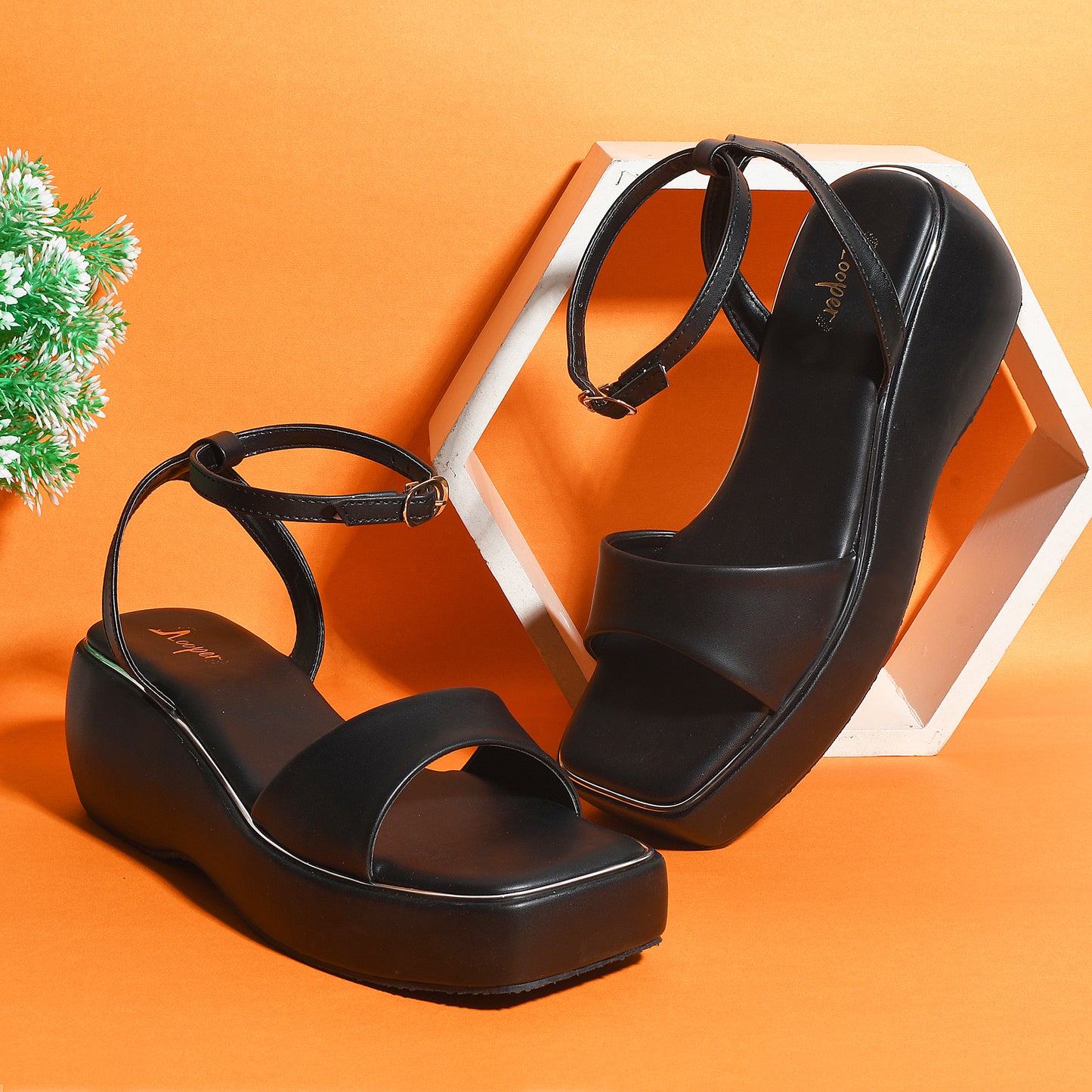 Ankle Strap Platform Heel