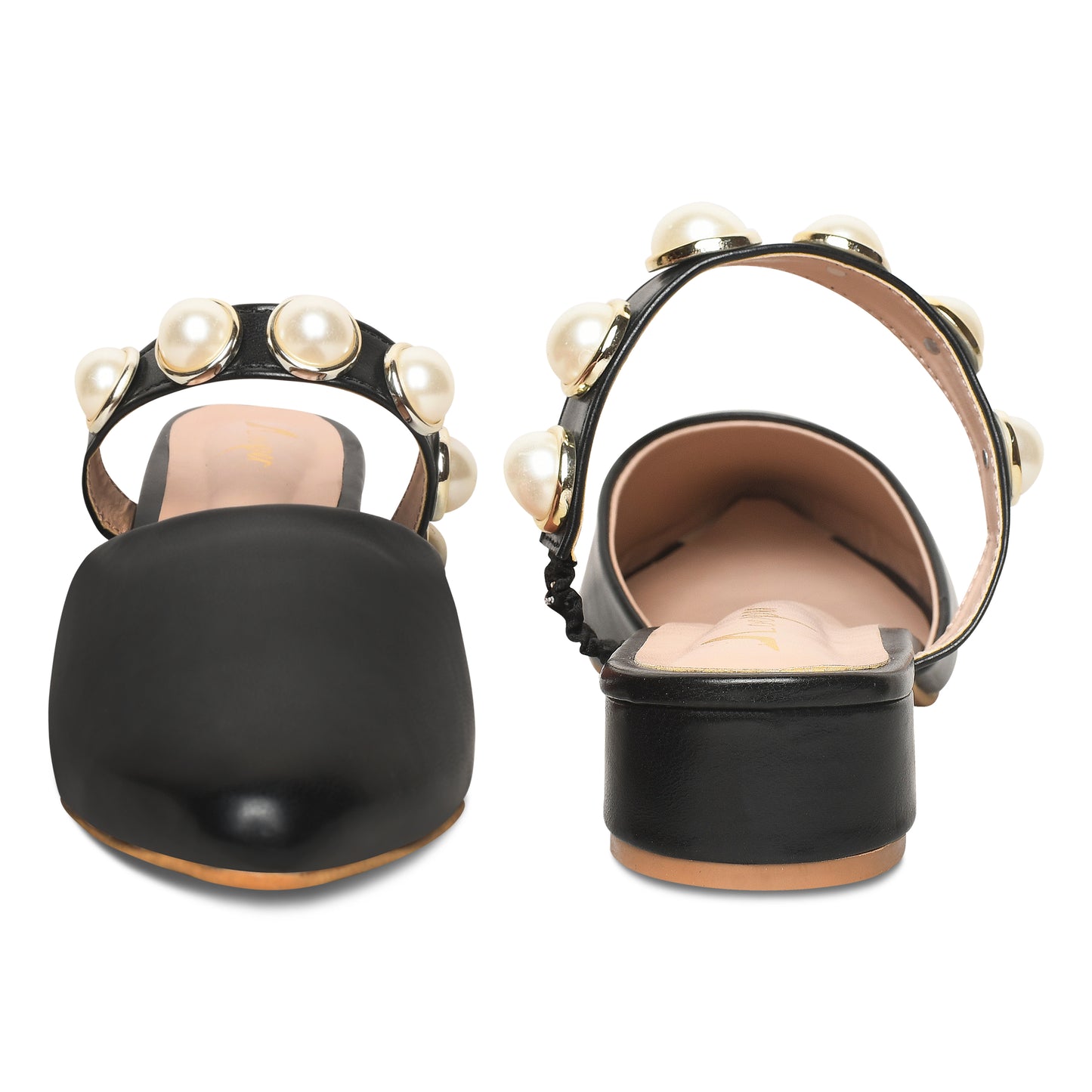 Gema Pearl Mule Heels