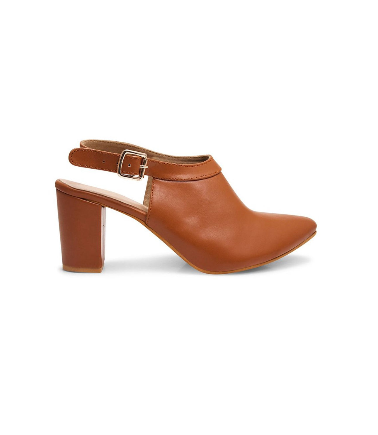 Chunky Heeled sandals with anke strap