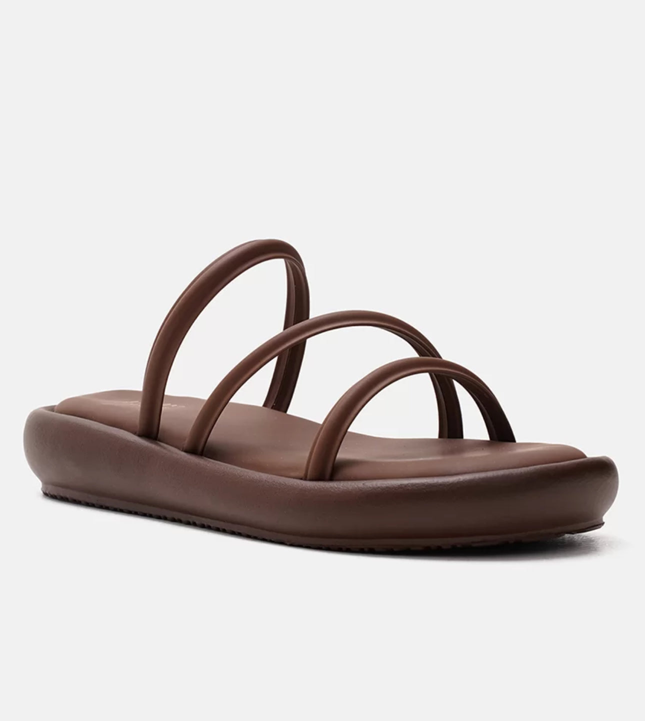 Cushioned multi strap flats