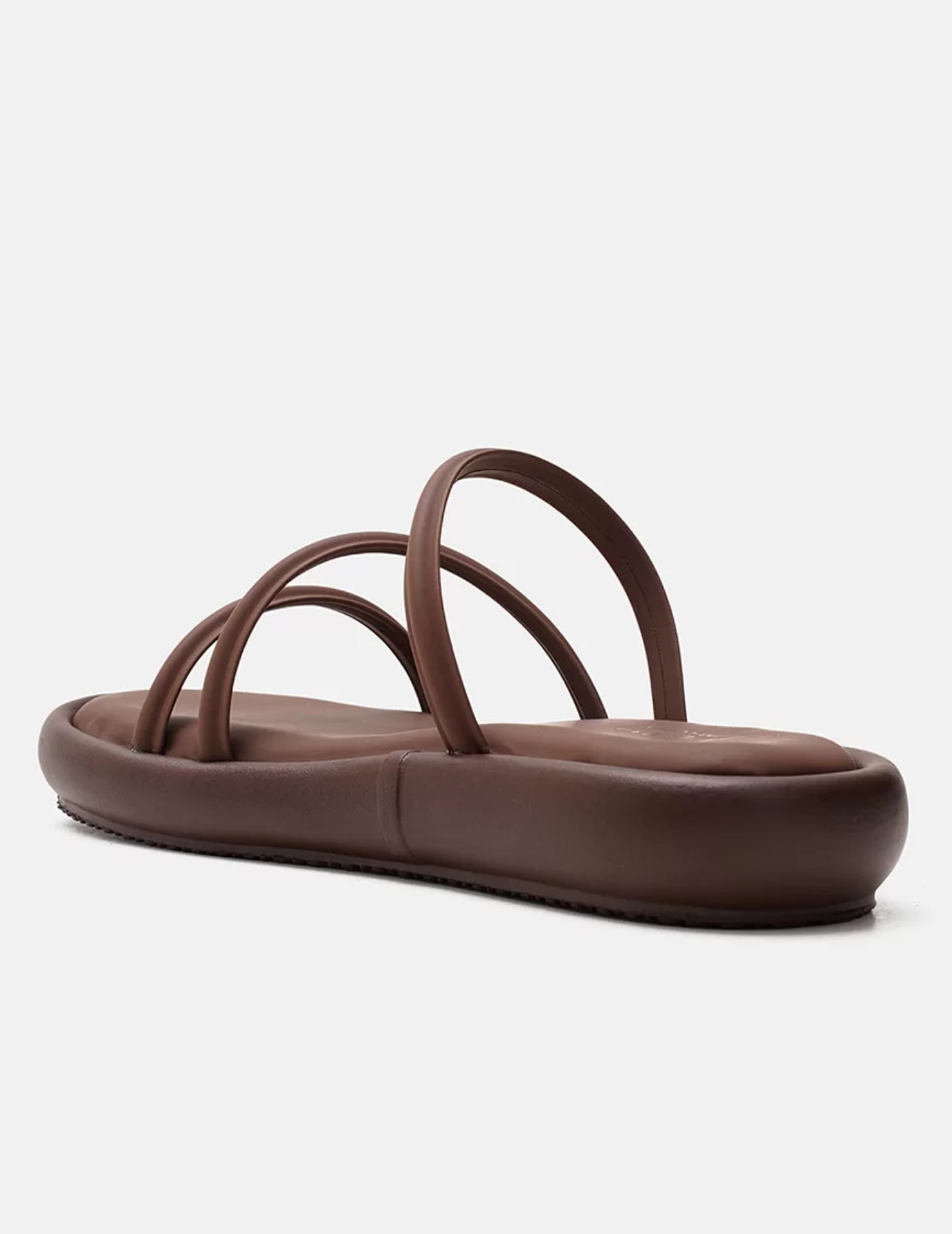 Cushioned multi strap flats