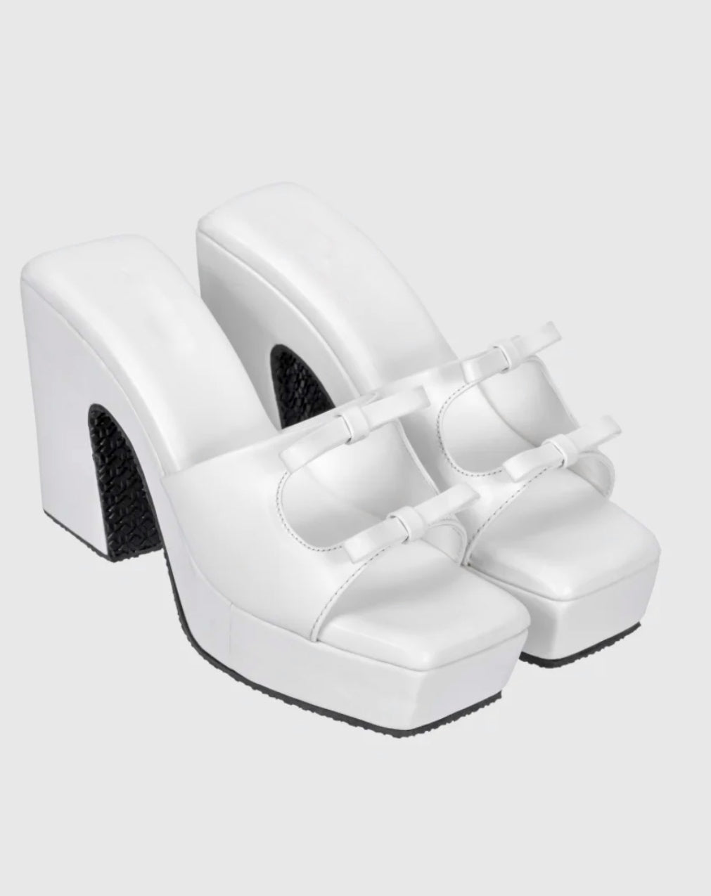 Bow daise Chunky Wedge Heels