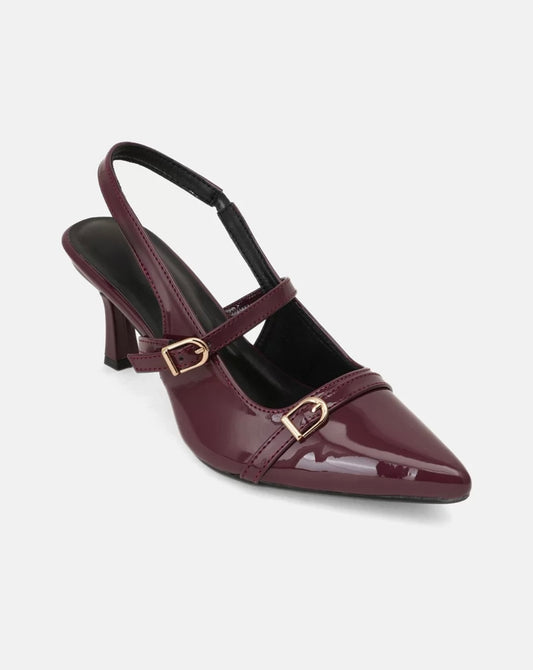 Deedo Cherry Pointed Heels