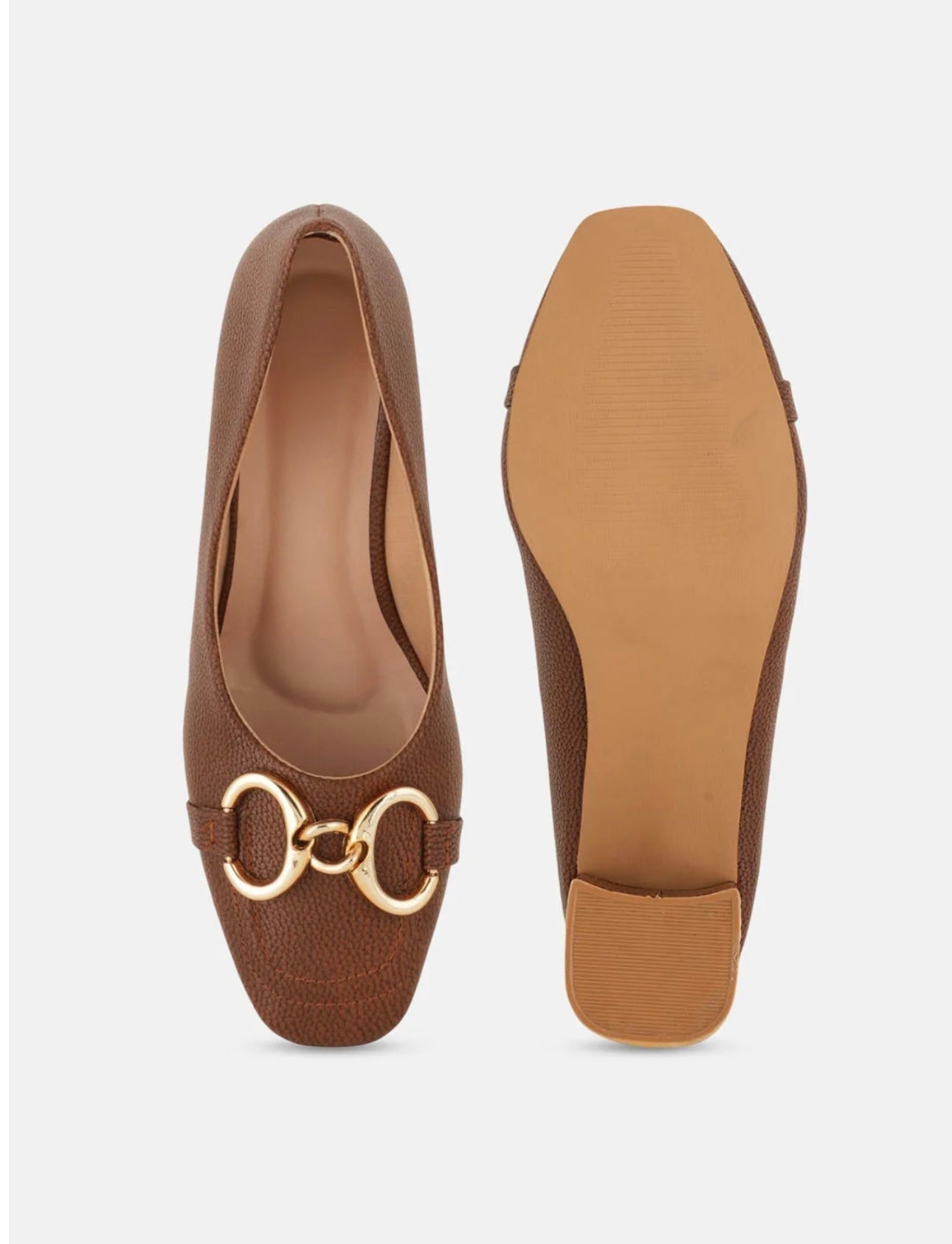 Winter Ballerina heels with Golden charm