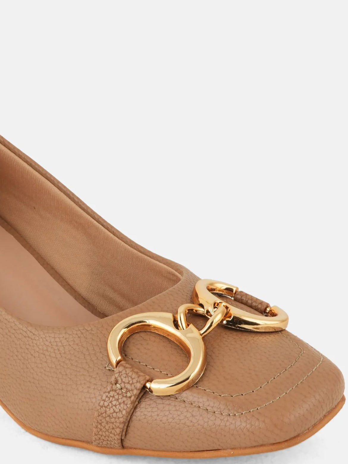Winter Ballerina heels with Golden charm