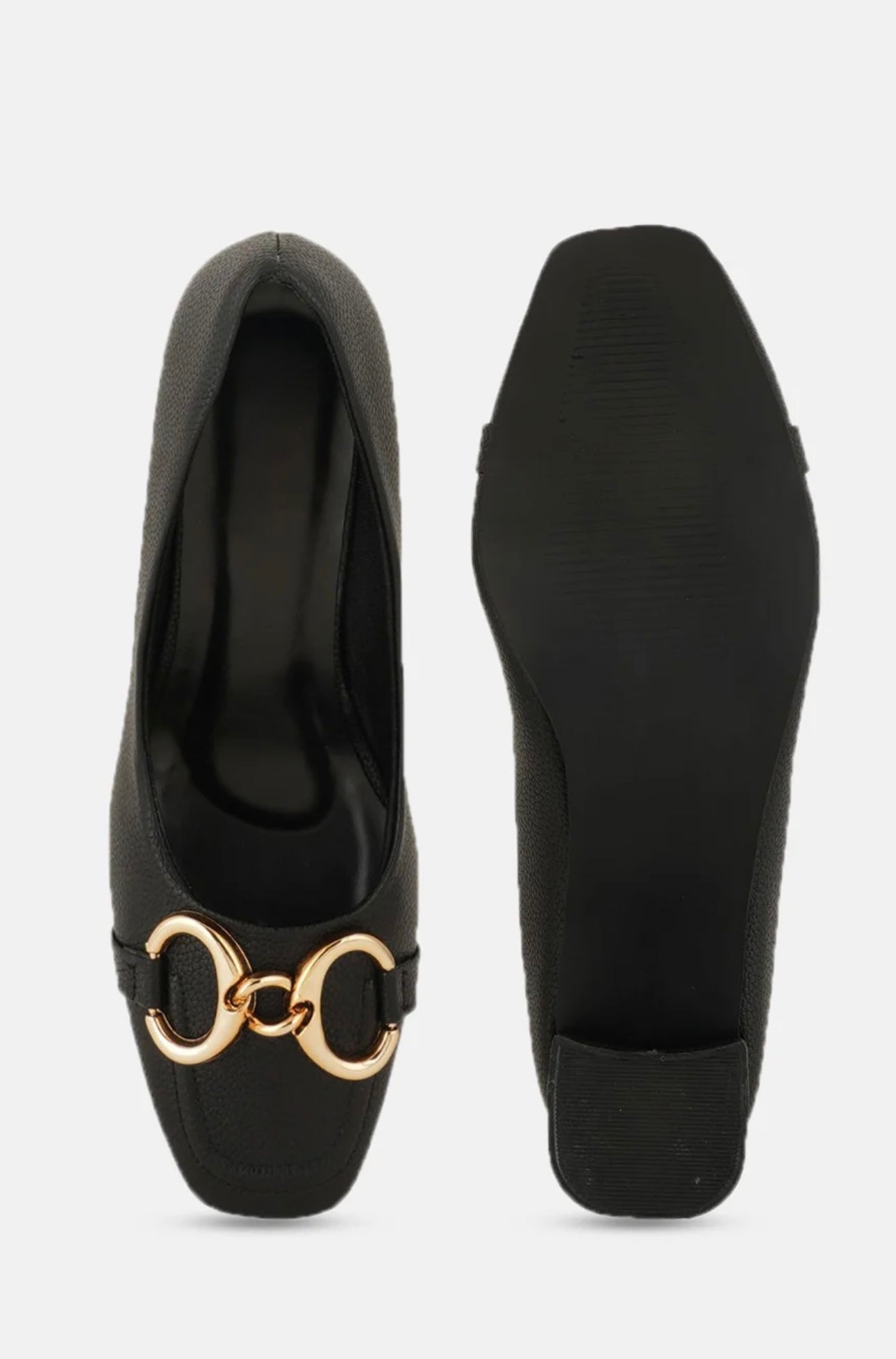 Winter Ballerina heels with Golden charm