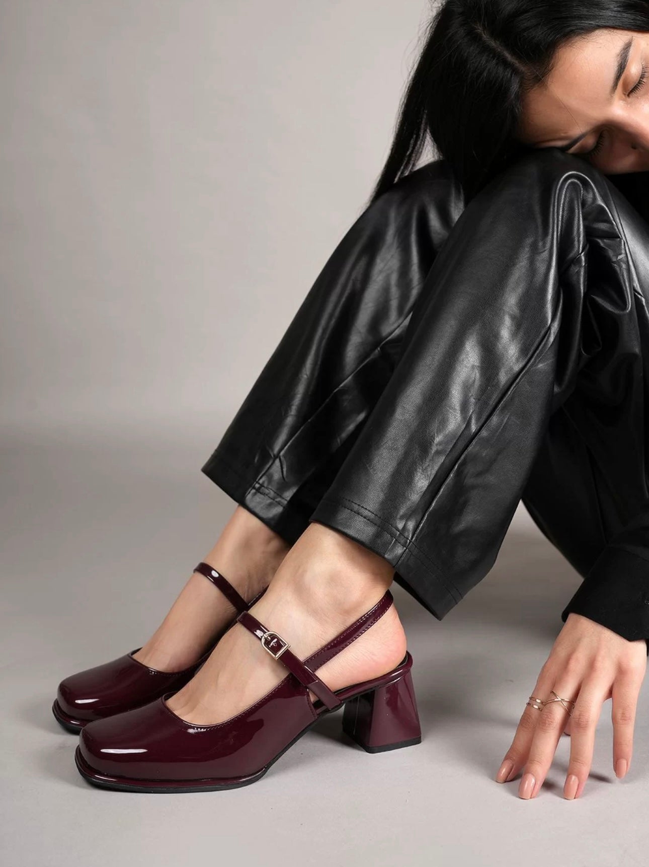 Mary Jane Cherry sandal