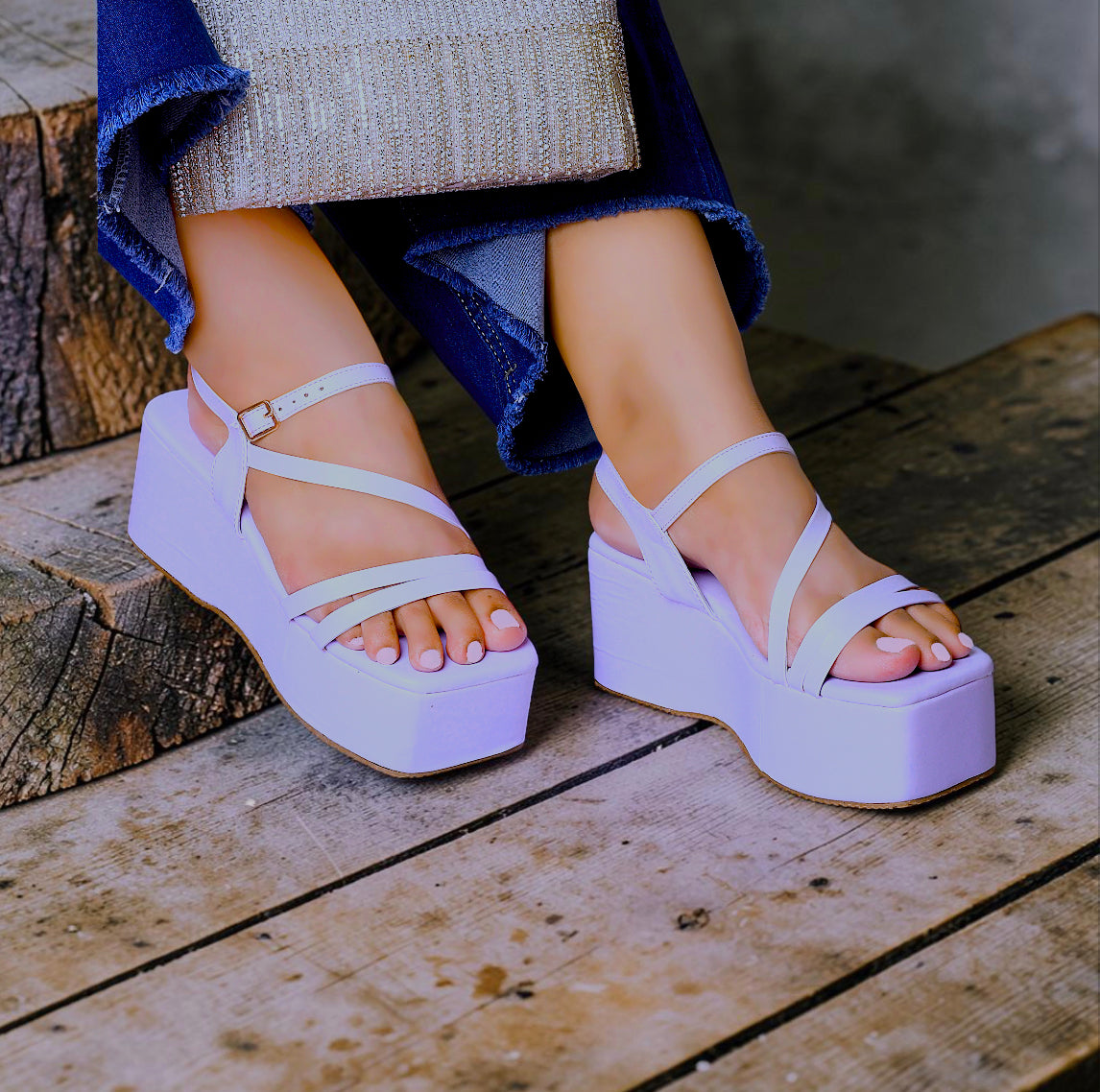 MissStrappy Platform Chunky Heels